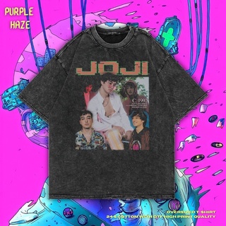 เสื้อยืด ขนาดใหญ่ สีม่วง | หินล้างทําความสะอาด | เสื้อเชิ้ต ลาย Joji | เสื้อยืด ขนาดใหญ่ | สไตล์วินเทจ | เสื้อท็อป