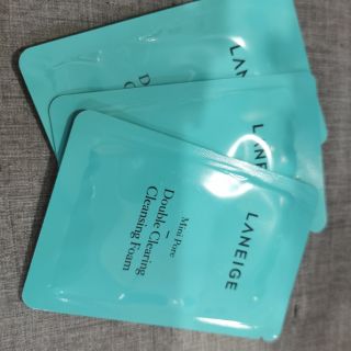 Laneige tester double clearing cleansing foam