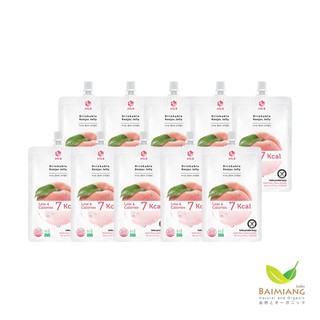 [ยกแพ็ค 10 ซอง] Jelly B เยลลี่ผสมบุก รสพีช ขนาด 150 ml. (31985-10)