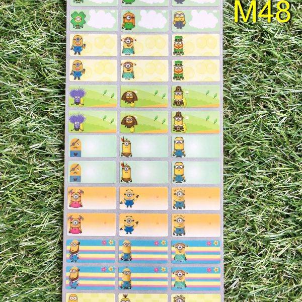 🎀สติ๊กเกอร์ชื่อกันน้ำ🎀 ลาย #M48