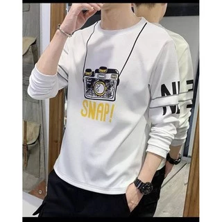 เสื้อยืดผู้ชายแขนยาวคอกลม(สกรีน) (TSH-030A 030B)
