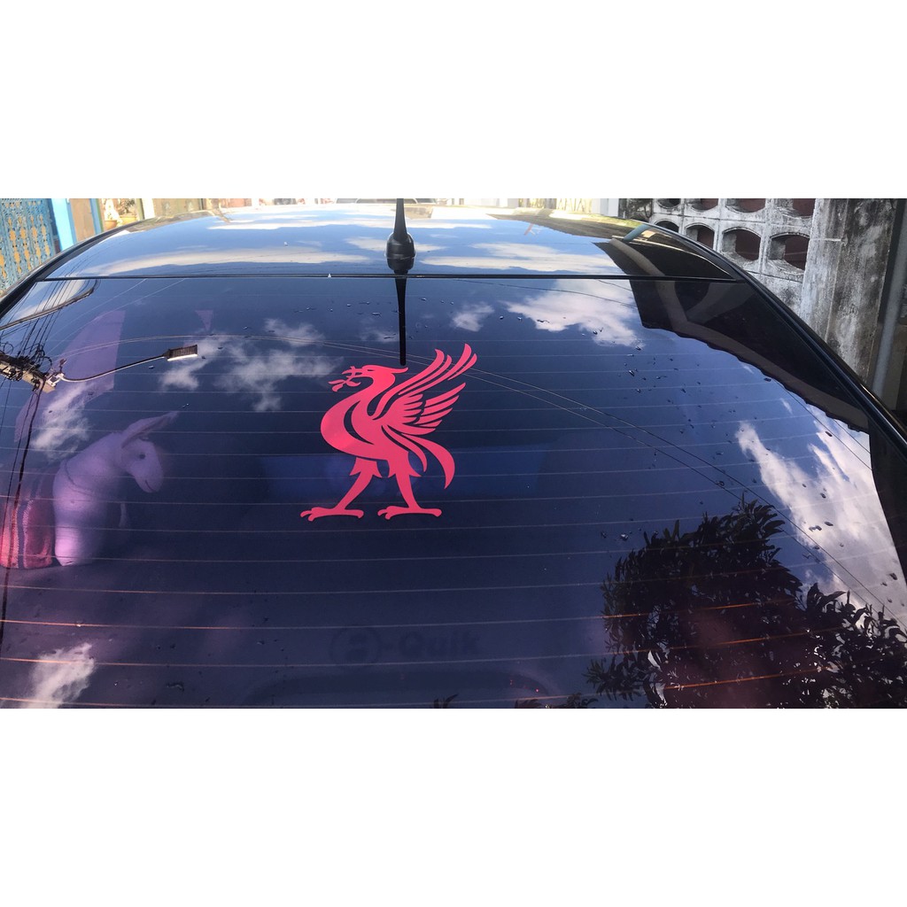4.YOU'LL NEVER WALK ALONE สติ๊กเกอร์หงษ์แดง Liver Pool สติ๊กเกอร์ติดรถยนต์