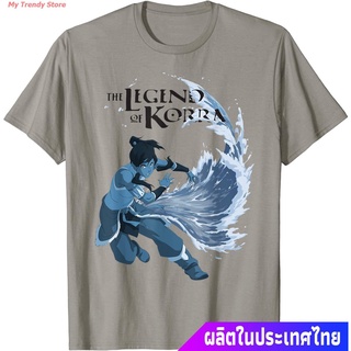 My Trendy Store เสื้อยืดยอดนิยม Nickelodeon The Legend Of Korra Water Bend T-Shirt Sports T-shirt