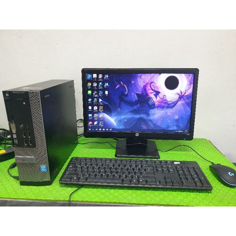 คอมครบชุด core i5 gen4 พร้อมจอ 19 นิ้ววาย อุปกรณ์ครบใช้งานปกติ