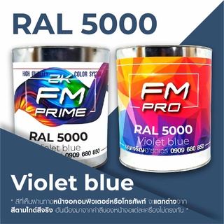 สี RAL 5000 Violet blue