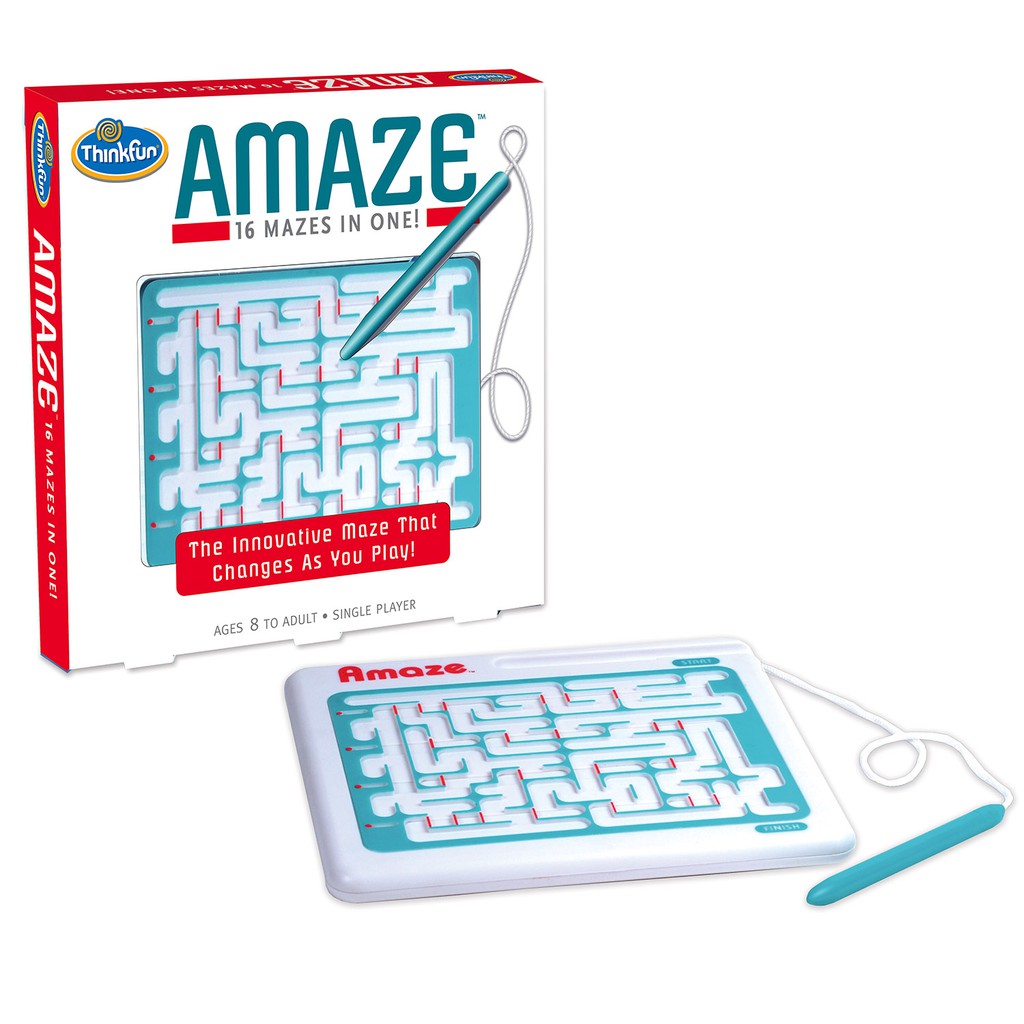 ThinkFun: Amaze – 16 Mazes, Right in Your Hand [BoardGame]