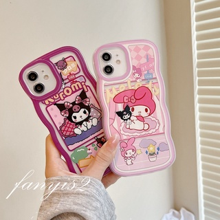 🥳Hot Sale🌈 OPPO A17 A17K A77 A77S A57 A16 A15 A16K A94 A95 A93 A76 A96 A55 A54 A53 A5 A9 A32 A33 A31 A5S Reno 5 6 7 Pro F9 F11 Cute Kuromi Soft TPU Phone Case Candy Color Back Cover