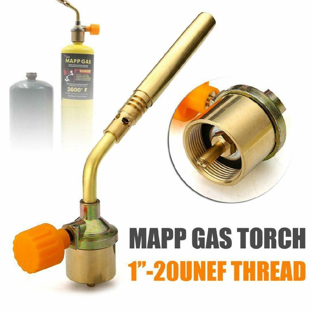 Gas Torch Mapp Gas Turbo Torch Brazing Solder Propane Welding Plumbing   D6b418a4da1f91bbcf8bd759988cce52