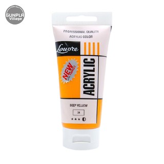 Louvre Acrylic 024 Deep Yellow 80 ml 8851596080240 (สี)