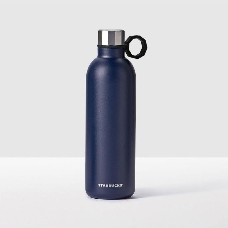 [STARBUCKS US] - SS NAVY BLUE WATER BOTTLE 20oz