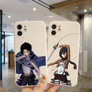 เคสโทรศัพท์มือถือซิลิโคน ลาย Attack on Titan Mikasa Ackerman สําหรับ iphone 14 14 Pro 14 Max 14 Pro Max