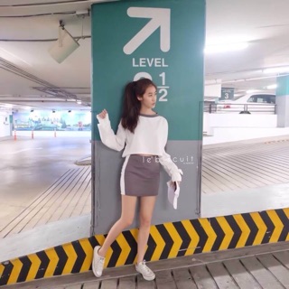 เสื้อแขนยาวทรง Over size