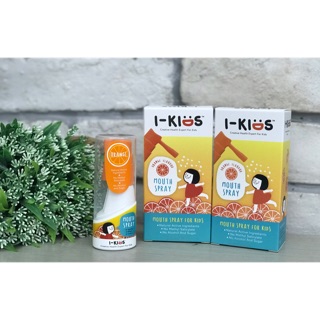 I-kids mouth spray เมาท์สเปรย์สูตรอ่อนโยน (รสส้ม) บรรเทาอาการเจ็บคอ สำหรับเด็ก