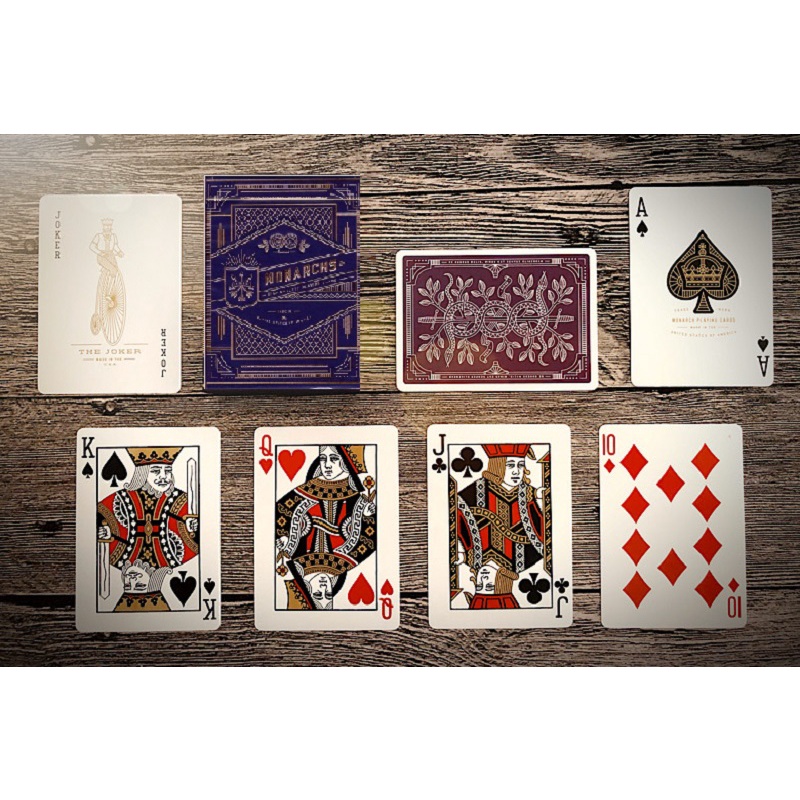 Theory11 Purple Monarchs Play Cards Monarch Deck Poker Collection การ์ดเกม ราคา ถูกที่สุด ดีลบีเคเค แกลเลอรีภาพที่ 5