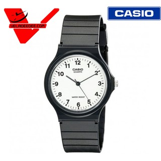 Veladeedee นาฬิกา Casio Standard Analog นาฬิกาข้อมือผู้ชายผู้หญิง สายเรซิ่น ของแท้ รุ่น MQ-24-7B สินค้าใหม่ ของแท้ 100%