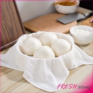 ผ้าขาวบาง(เล็ก) สำหรับนึ่งอาหาร สามารถซักแล้วนำกลับมาใช้ใหม่ได้ Steamer mat