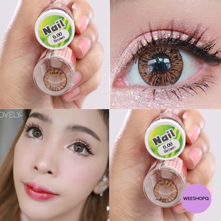 ตาโต หวาน nail brown (lovelylens) คอนเเทคเลนส์ บิ๊กอาย ลายฮิตใน Tiktok  ตัดขอบ เเฟชั่น/สายตา