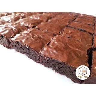 บราวนี่ หน้าฟิล์ม 9 บาท ดาร์กช็อคโกแลต เนยสด (มีขายส่งขั้นต่ำ 10 ชิ้น) dark chocolate