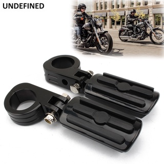 Motorcycle Foot Pegs 32mm 1.25&amp;quot; Highway Bar W/Clamps Mount Footrests For Harley Sportster Dyna GoldWing GL1500