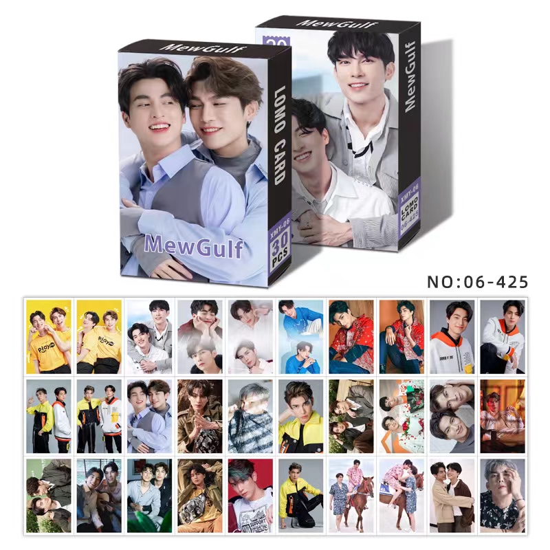 ส่งฟรี Mewgulf Lomo Card Photocard 30 ชิ้น / กล่อง 1 แถม 1 06-425-mewgulf มีเก็บเงินปลายทาง