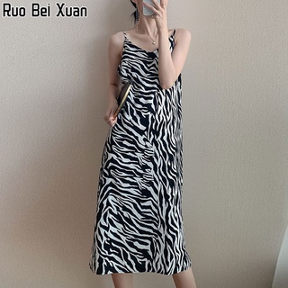 Ruo Bei Xuan เดรสสตรี เดรสสายเดี่ยว ทรงเข้ารูป เวอร์ชั่นเกาหลี เวอร์ชั่นเกาหลี