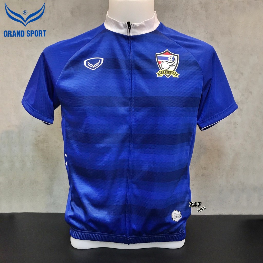 เสื้อแกรนด์สปอร์ต เสื้อจักรยานGrand Sport  ลายฟุตบอลทีมชาติไทย 027-006 พร้อมส่ง