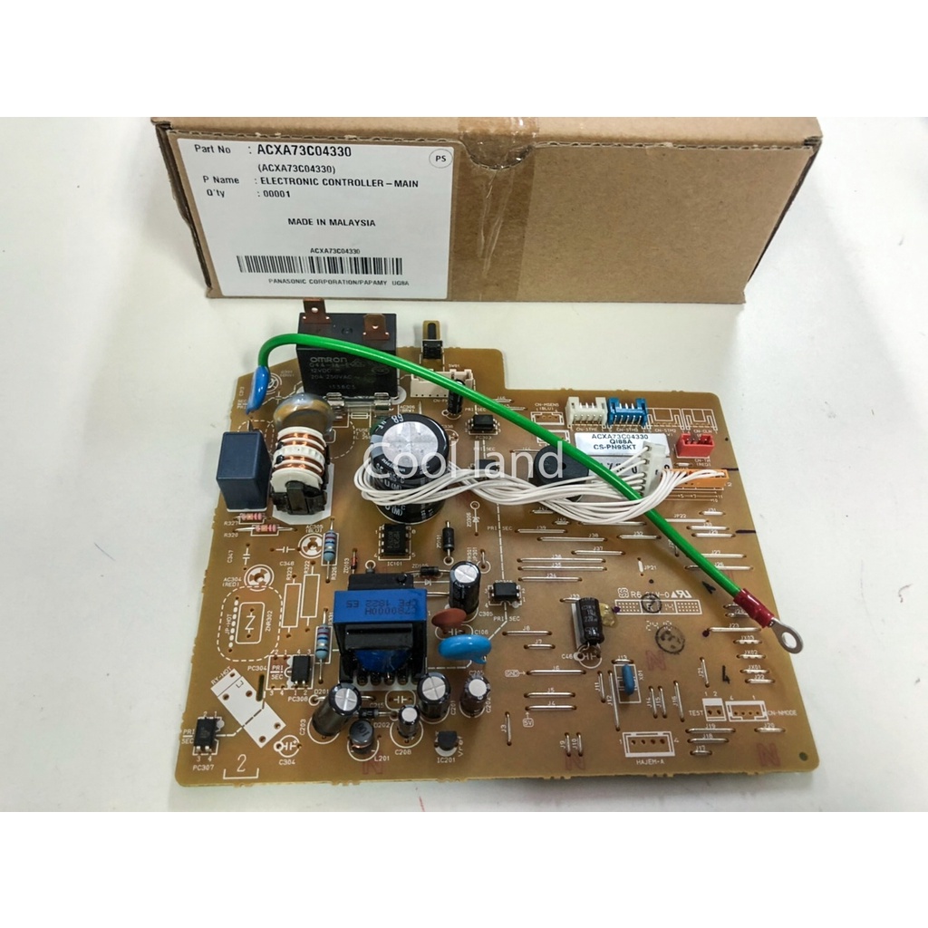 Panasonic - แผงคอนโทรลคอยเย็น พานาโซนิค รุ่นแอร์  CS-PN9SKT พาท ACXA73C04330