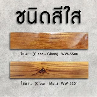 สีย้อมไม้ วูดเทค ไฮบริด ยูรีเทนสี สำหรับไม้พื้นและผนังภายนอก WOODTECT Hybrid WoodGuard ขนาดแกลลอน