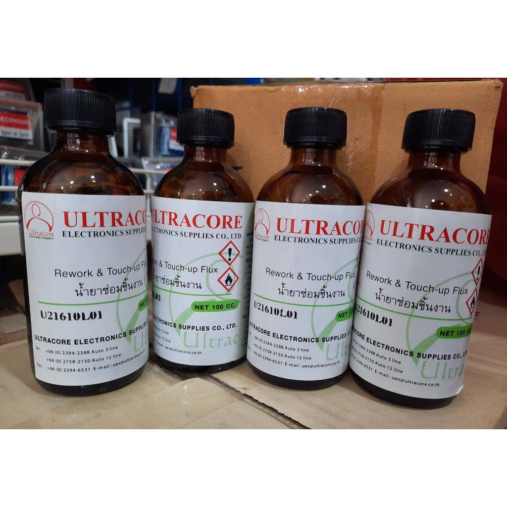 น้ำยาซ่อมชิ้นงาน REWORK TOUCH-UP FLUX ULTRACORE 100CC. จำนวน 1 ขวด