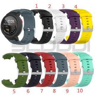 10 colors สายนาฬิกาข้อมือซิลิโคนสำหรับ Huami Amazfit Verge lite