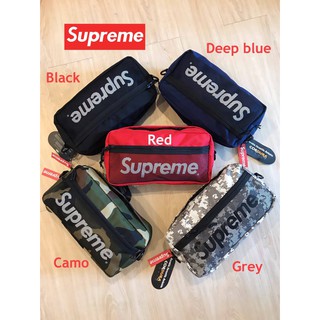 Supreme Waist &amp; Crossbody Bag กระเป๋าที่สามารถเป็นแบบ3way Code:B18D110564 แบรนด์แท้ 💯% งาน Outlet