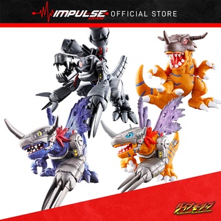 Bandai Digimon Adventure Dynamotion Series - Greymon / Metal Greymon / Machinedramon Metal Greymon (สีน้ําเงิน)