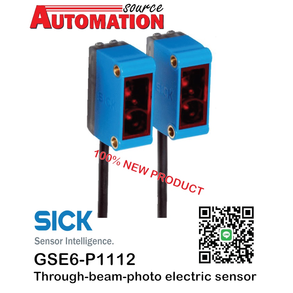 SICK : GSE6-P1112 : Through-Beam Photoelectric Sensor
