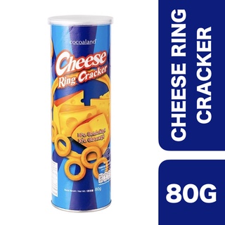 Cocoaland Cheese Ring Cracker 80g ++ โคโค่แลนด์ ชีสริงขนมอบกรอบ 80 กรัม