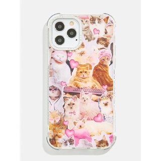 🌈 พร้อมส่ง 🐈 Skinnydip Cat Collage Shock Phone Case เคสน้องแมว เคสแมว ลิขสิทธิ์แท้ (For 12 Pro Max)