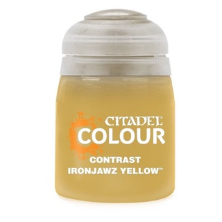 [BSAพร้อมส่ง] Citadel CONTRAST: IRONJAWZ YELLOW (NEW) สีอคริลิคสำหรับทาโมเดล