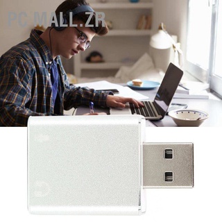 PC Mall.zr USB Sound Card 7.1‑Channel Drive‑Free Audio Interface Soundcard Adapter for Notebook