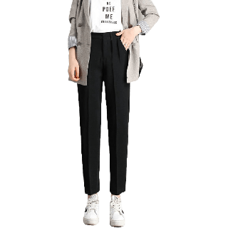 กางเกงผู้หญิง [S-5XL] Billie Slim Pants ความยาว 37นิ้ว (ใส่โค้ด ISSA10JUL ลด150)ไม่รัดต้นขา ใส่สบาย อำพรางหุ่นและสะโพกได