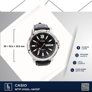 นาฬิกาข้อมือ Casio รุ่น MTP-X100L-1AVDF  Standard-