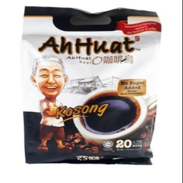 🎄🎄 พร้อมส่ง​ กาแฟดำ​  Ah​ Huat​ สูตร​ Kopi​ o​ นำเข้าจากประเทศมาเลเซีย