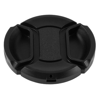 👠Univeral 49mm Center Pinch Front Lens Cap for DSLR Camera