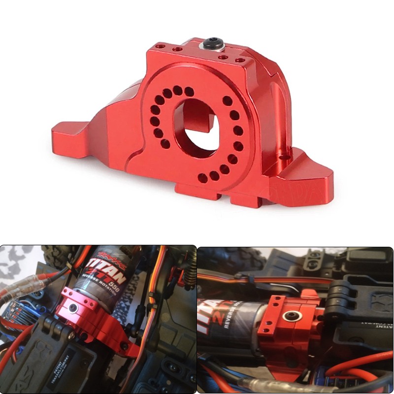 TRX4 อลูมิเนียมมอเตอร์เกียร์ความร้อนสําหรับ 1/10 RC Crawler Traxxas TRX-4 Defender Bronco 8290