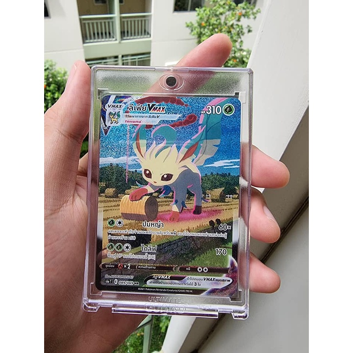 [Pokemon] ลีเฟีย VMAX ระดับ SR AA [s6aT] ชุดอีวุยฮีโร การ์ดโปเกม่อน ภาษาไทยPokemon Trading Card Game แถมกรอบแม่เหล็กฟรี