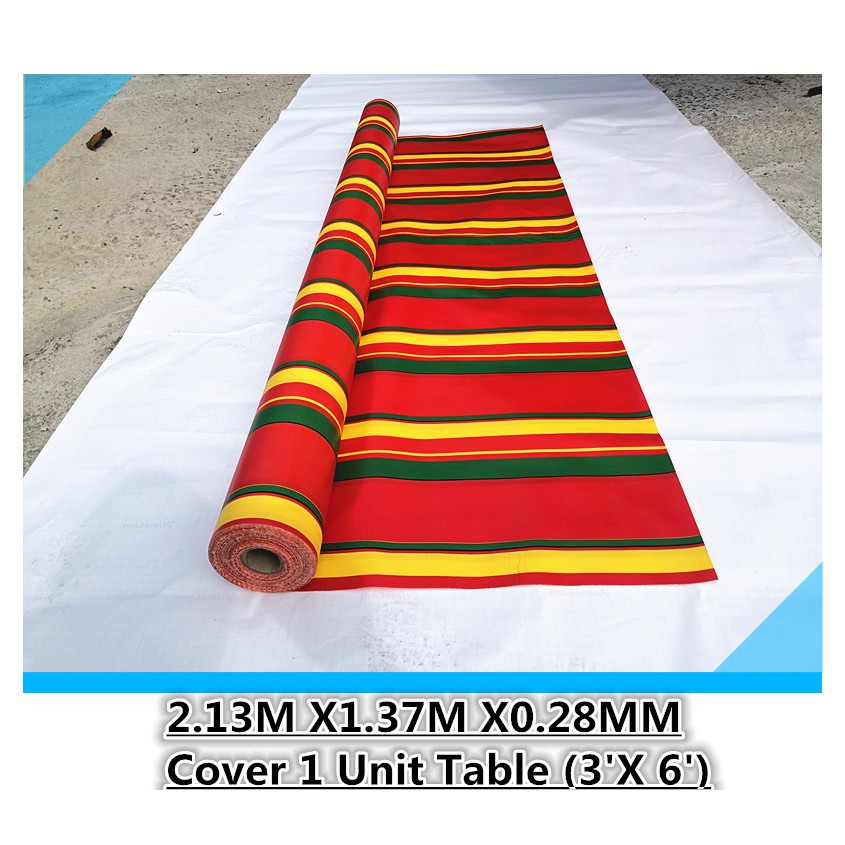 Itop ตาราง 2.13m x 1.37m x 0.28mm ตารางผ้าสําหรับ Night Bazaar Night Market