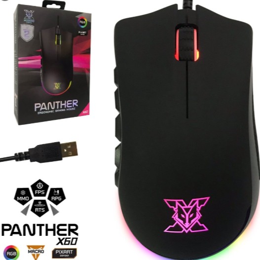 NUBWO X60 PANTHER Mouse Gaming