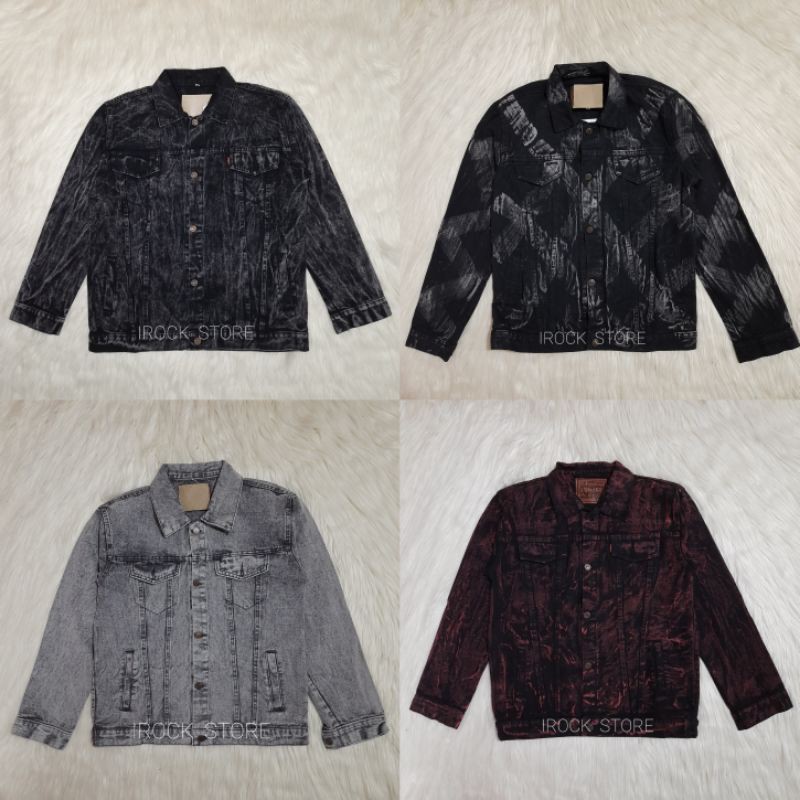Hitam SandWash Black Jean Jacket & Black SandWash Jean Jacket & Mens Jacket & Mens jeans