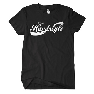 เสื้อผ้าผชเสื้อยืด พิมพ์ลาย Enjoy Hardstyle TechnoS-5XL