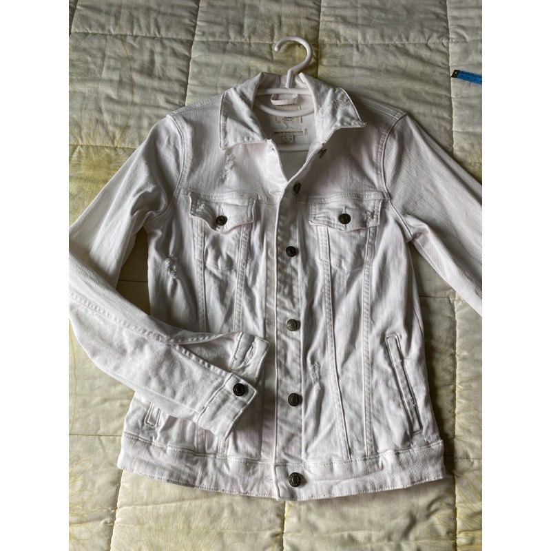 Esprit jacket jean สีขาว