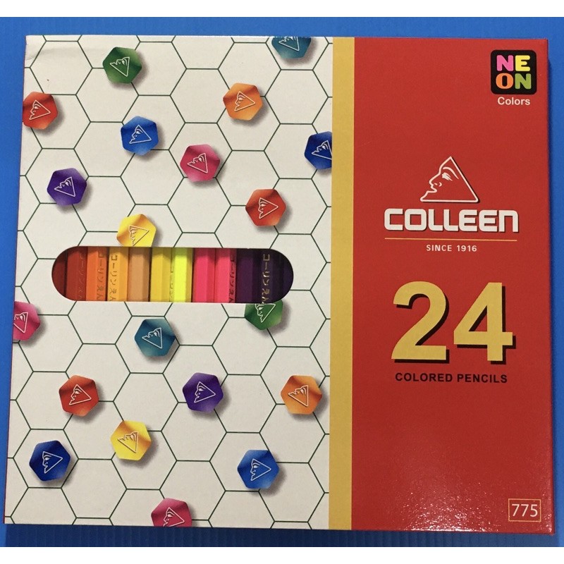 สีไม้ยาว 24 แท่ง 24 สี คอลลีน 775