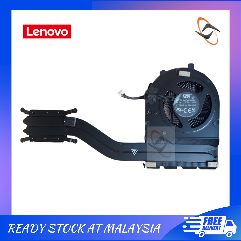 LENOVO ThinkPad CPU พัดลมระบายความร้อนฮีทซิงค์ E585